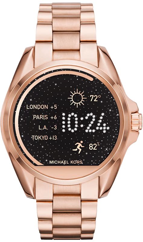 michael kors smartwatch red gold|mk watch rose gold smartwatch.